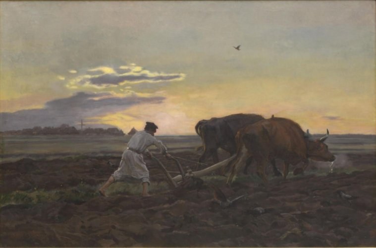 Orka, 1896 olej na płótnie Muzeum Narodowe w Poznaniu